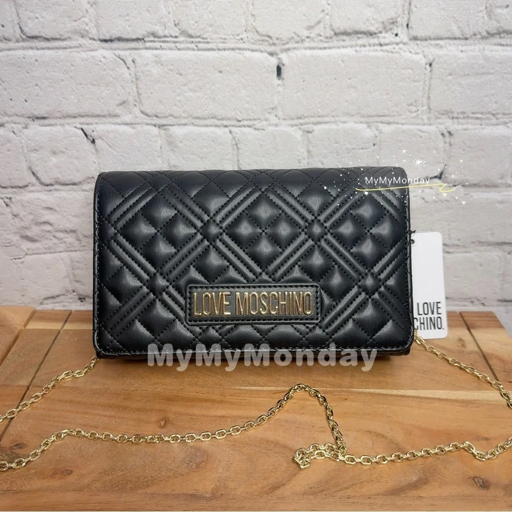 Love Moschino Crossbody Bag Wallet On Chain